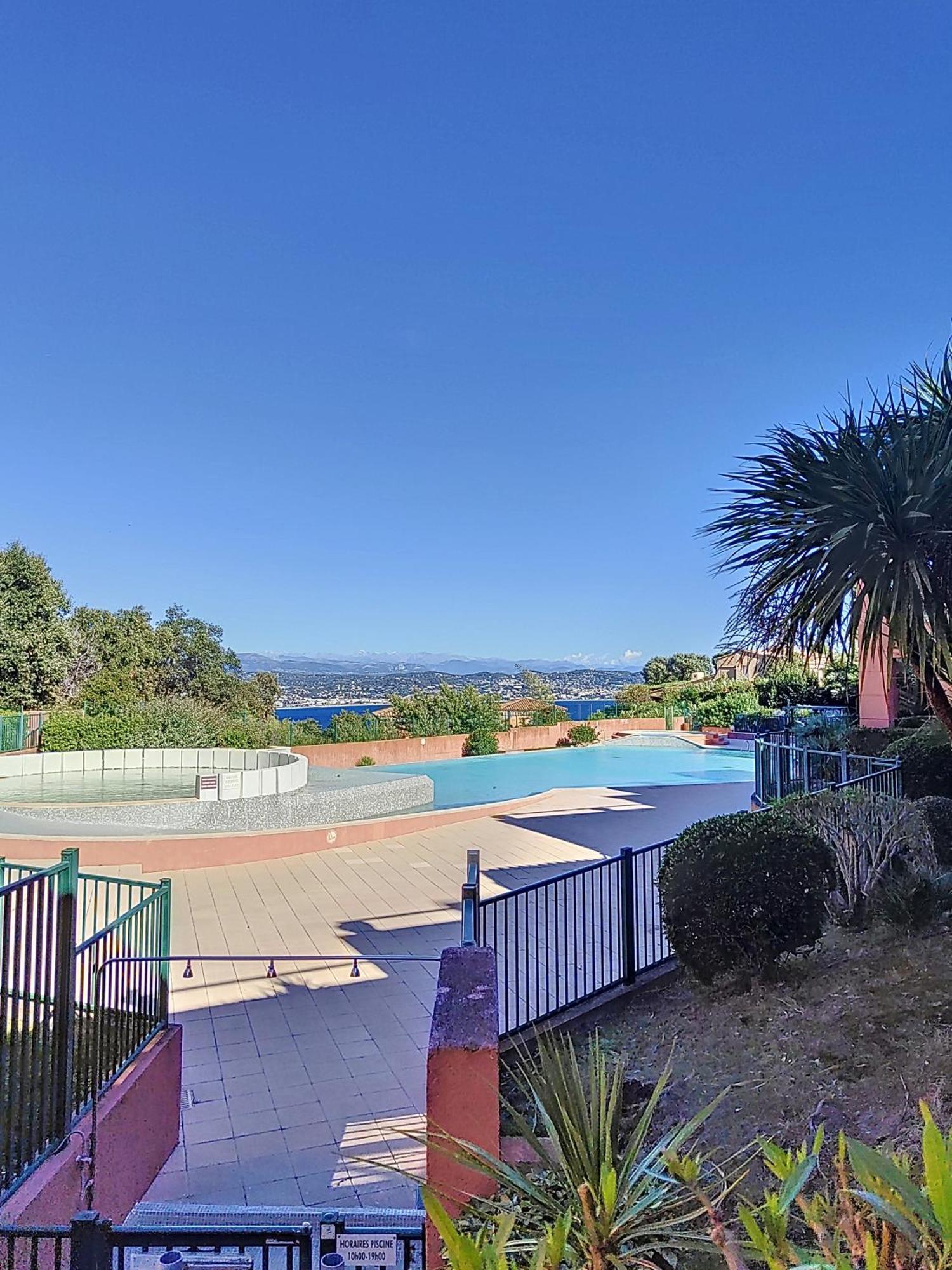 Vue Mer, Piscine, Free Parking Apartment Theoule-sur-Mer Luaran gambar