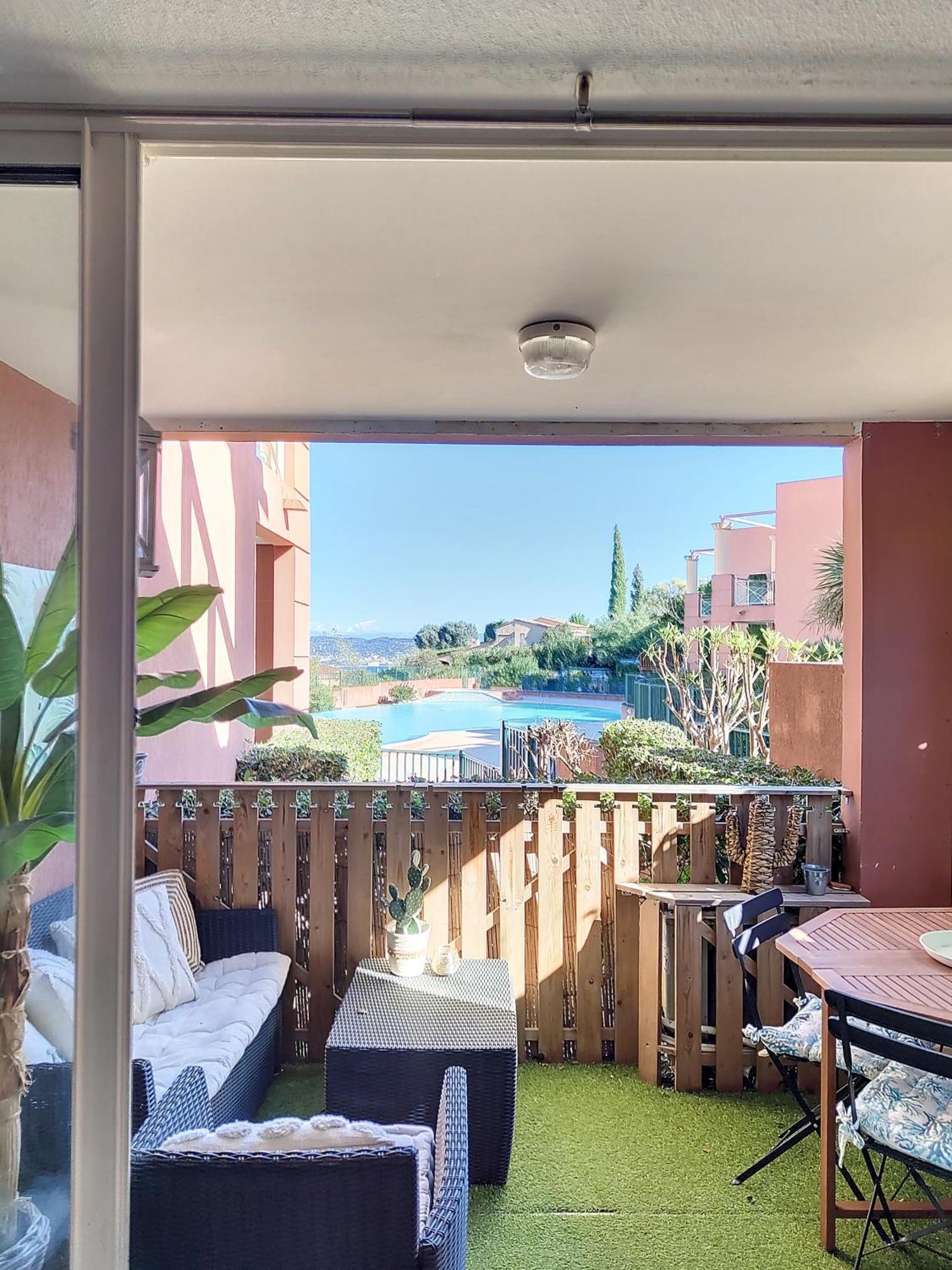 Vue Mer, Piscine, Free Parking Apartment Theoule-sur-Mer Luaran gambar